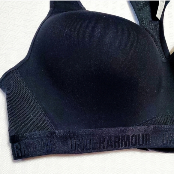 New UA 36B High-Impact Support Under Armour Athletic Black Women's Sports Bra - Picture 5 of 11